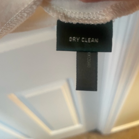 Lauren Ralph Lauren Sleeveless Cream Top with Neck Tie, Size XL - Picture 5 of 5